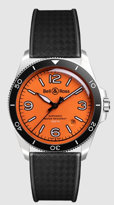 Review Bell and Ross BR V2-94 Replica Watch BR V2-92 ORANGE BRV292-O-ST/SRB